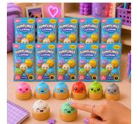 Genérico Dumplings Clickers Surprise - 10 Sobres Sorpresa con 10 Damplins Clickers Kawaii Aleatorios | Colección Oficial | Figuras Antiestrés Coleccionables | Bao Bao, Pan Bao Boazi