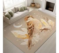 Genérico Durable Alfombra Line Art Minimalista Suave Tapiss Floral Retro no pierde sus pelos niña en trazos finos, ramo de flores, alfombra de 50 x 80 cm, pasillo de entrada