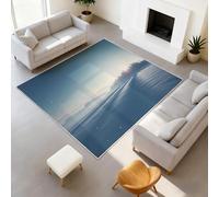 Genérico Durable Alfombra Minimalista Escandinava Suave Tapiss Invierno No Pierde Sus Pelos Campo de Nieve Alfombra 50 x 80 cm Pasillo Entrada