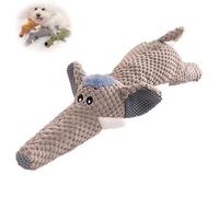 Genérico Durachew Dog Toy, Durachew Designed for Strong Chewers, Wowpetsmart Invincible Chewanimals, for Large Small Dogs, Indestructible Chewanimal Dog Toy (Elephant)