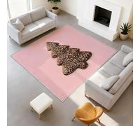 Genérico Duradera Alfombra Linda Cocina Suave Tapiss Navidad No Pierde Sus Pelos, Árbol de Navidad, Galletas de Chocolate, Alfombra 80 x 150 cm, Sala de estar, Dormitorio, Oficina