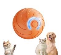 Genérico Duraspin Dog Ball, Alizure Dog Ball, Dura Spin Balls for Large Dogs, Smart Jumping Balls Dogs Toy,Interactive Automatic Rolling with Lights,Dogballs That Moves On Its Own (Orange #1)
