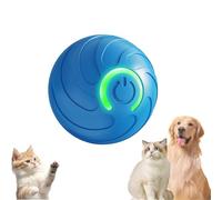 Genérico Duraspin Dog Ball, Alizure Dog Ball, Dura Spin Balls for Large Dogs, Smart Jumping Balls Dogs Toy,Interactive Automatic Rolling with Lights,Dogballs That Moves On Its Own (Blue #1)