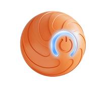 Genérico Duraspin Dog Ball, Alizure Dog Ball, Dura Spin for Large Dogs, Interactive Automatic Rolling with Lights, Smart Jumping Balls with Automatic Obstacle Avoidance (Orange)