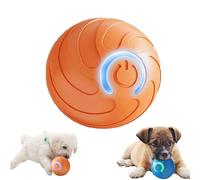 Genérico Duraspin Dog Ball, Alizure Dog Ball, Dura Spin For Large , Interactive Automatic Rolling with Lights, Dogballs That Moves on Its Own (Orange)