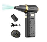 Genérico Dust Blower - 3-Level Adjustable Cordless Fan | 100,000 RPM High-Speed Turbine Air Blower with Rechargeable Battery for Computer, Car Detailing, Electronics and Workplace