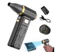 Genérico Dust Blower - 3-Level Turbine Cordless Cleaner, USB Rechargeable Turbine Brushless Motor Electric Duster | For Computer, PC, Car, Detailing, Patio, Water, Snow