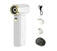 Genérico Dust Blower For Computer, USB Rechargeable Turbine Brushless Motor Electric Duster, 3-Gear Cordless Turbine Fan For Computer Electronics Detailing Lawn Patio Machine Workplace