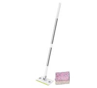 Genérico Dust Mop - Clip Mopping Tool with Pad | Flat Floor Mop | For Kitchen Bathroom Tile Car Apartment Living Room Bedroom Glass Ceiling Pet Hair