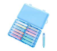 Genérico Dustless Chalk Set, Colored High Density Writing Pens, Multi Pigment Formula, Premium Anti Composition, Vibrant Aesthetic with Primary Color Finish, Gear for Educators Artists