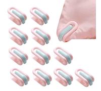 Genérico Duvet Fasteners, Anti Movement Fixer Clip for Bedding, Non Slip Blanket Grippers with Secure Function, Bed Quilt Clamps for Cushions, Curtains and Household Use, 2.36x1.18x1.18 Inches