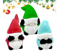 Generico Dwarf Figurine, Gnome Figurines - 1.97 Inches 3D Printed Miniature Gnome Home Decor | Cute Dwarf Sculpture For Dorm Desktop Bedside Table Car Decor Christmas Halloween