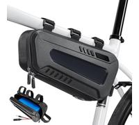 Genérico E-Bike Battery Bag, EVA Hard Shell Triangle Frame Storage Pouch | Charging Port Design, Shock Absorbing EVA Shell, Waterproof Storage for Cycling Commutes