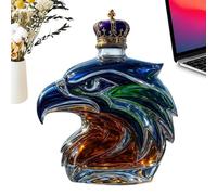 Genérico Eagle Decanter, Whiskey Liquor Bottle, Artistic Bird-Shaped Display, Glass, Glass Alcohol Dispenser, Elegant Centerpiece Clear, for Bar Wedding Celebration Complements Business Settings