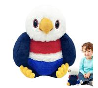 Genérico Eagle Stuffed Animal, Plush Figurine Doll, Soft Cuddly Toy, 9.45 Inches, Comfortable Fabric, Design, for Living Room, Bedroom, Shelf, Table, Study, Nursery, Kids, Home Decor