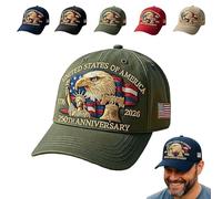 Genérico Eagle - United States 250th Anniversary Hat, Adjustable Patriotic Baseball Cap with Bald Eagle,250 Anniversary USA Hat Unisex (3)