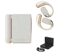 Genérico Ear Buds - Headphones Bluetooth with Dual-Fold Design, 2026 New Dual Fold BT Earbuds, Noise Isolation for Gym/Running/Workout(White)