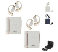 Genérico Ear Buds - Headphones Bluetooth with Dual-Fold Design, 2026 New Dual Fold BT Earbuds Open Ear Wireless Bluetooth 6.0, IPX5 Waterproof & Sweatproof Wireless Headphones (2Pcs*White)