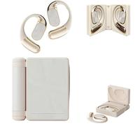 Genérico Ear Buds - Headphones Bluetooth with Dual-Fold Design, Noise Isolation, Dual Fold BT Earbuds Open Ear Wireless Bluetooth 6.0,IPX5 Waterproof for Gym/Running/Workout (White)