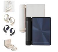 Genérico Ear Buds - Headphones Bluetooth with Dual-Fold Design, Noise Isolation, Open Ear Wireless Bluetooth 6.0, IPX5 Waterproof & Sweatproof Wireless Headphones for Gym/Running/Workout (Mix)