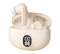 Genérico Ear Buds - LED Display Wireless Headphones, Noise Cancelling Workout Earphones, Stereo Sound Waterproof Earbuds | Cordless Audio for Cycling Walking Driving Gym Training Daily Commuting