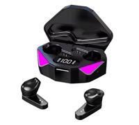 Genérico Ear Buds, Wireless Earbuds, 2.72x1.73x0.98 Inches with Battery Display and Light Mode, Low Latency Headphones for Phone, Sports, Work, Running, Gym, Workout, Jogging