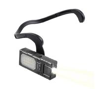 Genérico Ear Mounted Flashlight - Small Rechargeable LED Head Light | For Walking Hiking Camping Cycling Fishing Working Vehicle Maintenance, Portable Hands-Free Torch Adjustable Headlamp Set