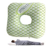 Genérico Ear Piercing Pillow - 11.02x11.02x2.76 Inches Ear Guard Pillow | Support Cushion Memory Foam | Memory Foam Sleeping Support Cushion For Car Workplace Gym Nap Travel Home Bed Airplane