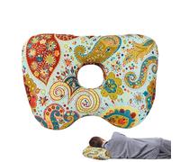 Genérico Ear Piercing Pillow - O Shaped Ergonomic Cushion, Comfortable Ear Support Pad, Pressure Relief Sleeping Aid | Soft Orthopedic Side Sleeper Solution For Adults Women Men Family Friends Lovers