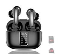 Genérico Earbuds, Pro True Wireless Earbuds with Noise Cancellation, Ip7 Waterproof in Ear Earphones and Charging Case, Bluetooth Earbud (Black)
