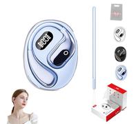 Genérico Earbuds Translation, 2026 New AI Translation Open Ear Earbuds, Bluetooth 5.4 Noise Cancelling Headphones, 144 Languages for Travelers and Business (Blue)