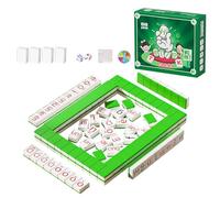 Genérico Early Learning Toys - Pinyin Mahjong Set | Compact Board Game with Visual Learning, Abs Tile Collection with, Study Category Play Kit, Home School Camp Activity for Youth Groups