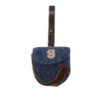 Genérico Earphone Storage Bag, Travel Baseball Case, Retro Protector Pouch with Stylish Design, Earbud Carry Bag for School Shopping Business Trip Accessories, for Travel Daily Commute Office Use