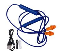 Genérico Earplug Headphones,Neckband Earphones - 12 Hour Battery Waterproof Noise Cancelling Work Headphones - For Hearing Protection Construction 30cm/11.8inch At Both Ends