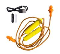 Genérico Earplug Headphones,Neckband Earphones - 12 Hour Battery Waterproof Noise Cancelling Work Headphones - For Hearing Protection Construction 30cm/11.8inch At Both Ends