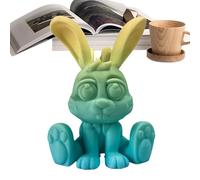 Genérico Easter Bunny Decorations, 3D Printed Rabbit Decor, Easter Toy, Festive Spring Ornament, Cute Bunny and Egg Set, Home Living Room Bedroom Display, 3,46 x 2,56 x 2,24 pulgadas