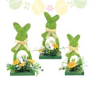 Genérico Easter Bunny Decorations - 550g PE Long-Lasting Festive Figurine | Density Board Bunny Home Decor For Family Friends Adults Men Women Home Indoor Office Study Holiday