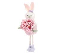 Genérico Easter Bunny Figurines - Cute Decorative Rabbit Doll | Easter Tree Decorations for Home, Party, Tabletop, Desktop, Shower, Fireplace, Table, Holiday, Indoor, Seasonal Decor, Gift