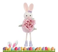Genérico Easter Bunny Figurines | Decorative Rabbit Doll Decor,Tree Decorations,for Home Party Tabletop Desktop Shower Fireplace Table Holiday Indoors