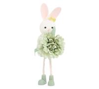 Genérico Easter Bunny Figurines, linda decoración de conejo, Easter Tree Decorations, Decorative Holiday Rabbit for Home Party Tabletop Desktop Shower Fireplace Table Holiday Indoor Celebration