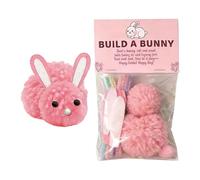 Genérico Easter Bunny Set - Plush, DIY Kiț for kiеs Students Friends | Creative Handmade Art Activity Kit for Holiday Party Classroom Fun Gift Idea Colorful Bunny Decor Craft Supplies