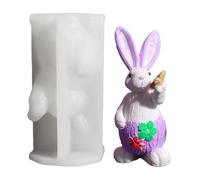 Genérico Easter Bunny Silicone Mold 3D | 3D Easter Bunny Epoxy Resin & Concrete Craft Mold for DIY Decorations, Ideal para vacaciones, Wedding, Party Mesa, Room, Home Dinner Decor Projects