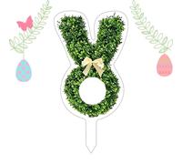 Genérico Easter Bunny Yard Stakes, 2D Acrylic Ornament, Colorful Tree Decoration, Robust Outdoor Design, Holiday Garden Accessory, Fun Porch Lawn Park Home Decor for Party Plant Planter