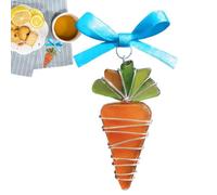 Genérico Easter Carrot - Statue 2D Flat Springtime Collectible | Bunny Sculpture Home Decor Festive Easter Decoration for Bookshelf, Dining Table, Windowsill, Bedside, Parents or Beach Party