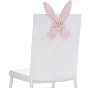 Genérico Easter Chair Covers - Bunny Ear Chair Slipcovers | Removable Decorative Seat Covers with Stretch Fit Style for Party Birthday Kitchen Home Apartment Dining Room