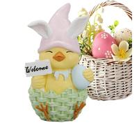 Generico Easter Chick Doll Ornaments, Easter Resin Animals, Unique Chick | Design Easter Decor, Easter Table Centerpiece Decorations, Desktop Easter Resin Decors For Home
