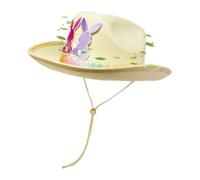 Genérico Easter Cowboy Hat - Bunny Ear Non-Woven Western Cute Cowboy Hat | Party Costume Cowgirl Hats | 10 Inch Non-Woven Fabric Hats For Birthday Party Carnival Family Gatherings Holiday Stage
