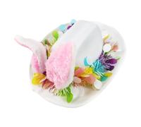 Genérico Easter Cowboy Hat - Decorative Holiday Hat, Family Gathering Cap for Celebrations, Celebration Party Hats with Festive Style, Egg Hunt Headwear for Carnival and School Events