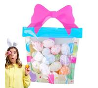 Genérico Easter Decoration, Speckled Easter Eggs, pequeños huevos de espuma, 18 colores festivales de celebración suministros, Basket Fillers for Craft Projects, Springtime Party Favors (Multi-Color,