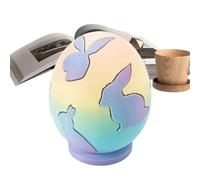 Genérico Easter Egg 3D Printed, Fidget Puzzle Toy, 4.02-Inch Transforming Rabbit Blocks, Interactive Building Ornament, Modern High-Tech Style, Holiday Decor for Desk and Home